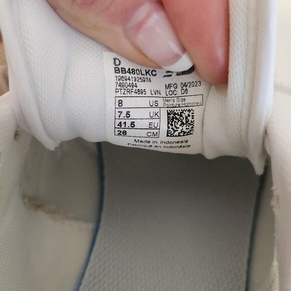 New Balance Mens Unisex-adult Bb480 V1 Court Sneaker,  9.5 Wide Women/8 Men US - Picture 7 of 9